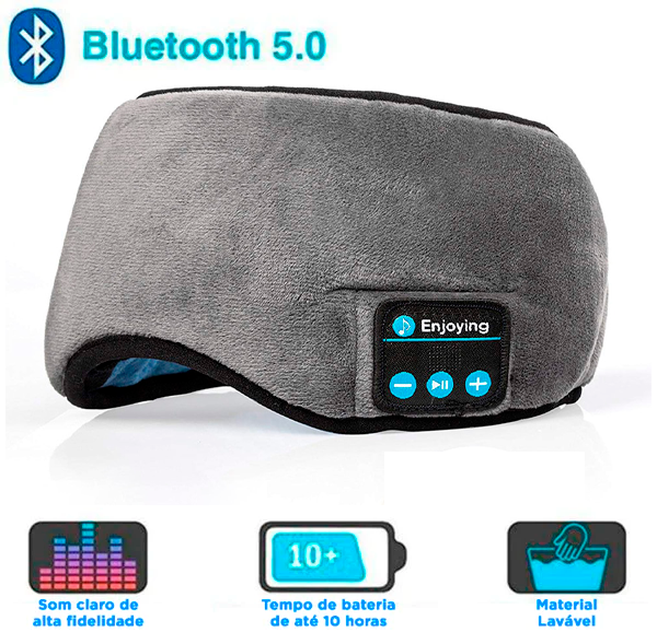 Fones de ouvido Bluetooth Com Bloqueio de Luz e Ruídos SleepTech