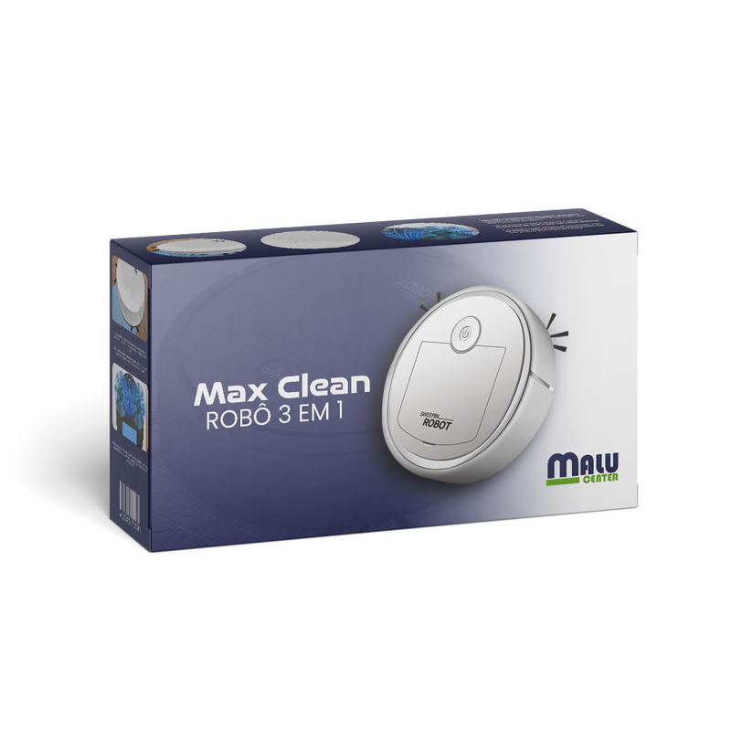 Robô Max Clean 3 em 1 [LIMPA TUDO]