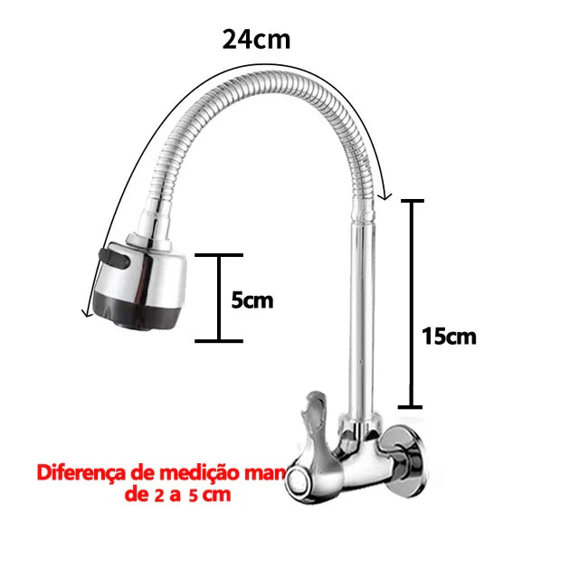 Torneira De Cozinha Premium Com Filtro - 1/4 Turn Valve