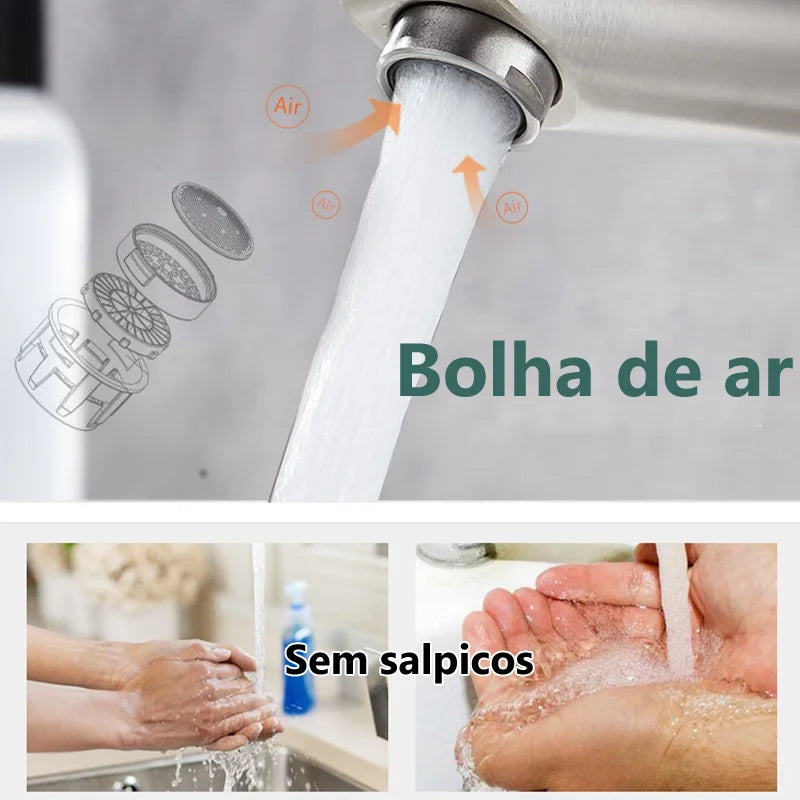 Torneira Para Banheiro de Aço Inoxidável